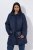 Ulla Popken 851123 Casaco acolchoado Azul-marinho - Jaquetas - Casacos plus size para mulher