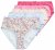 Ulla Popken 851140 Cuecas com flores pack de 5 Rosa - Cuecas - 