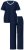 Ulla Popken 851245 Pijama às riscas Azul-marinho - Pijamas/Loungewear - 