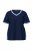 Ulla Popken 851245 Pijama às riscas Azul-marinho - Pijamas/Loungewear - 