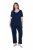 Ulla Popken 851245 Pijama às riscas Azul-marinho - Pijamas/Loungewear - 
