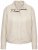 Ulla Popken 851329 Casaco biker efeito pele com fecho Taupe - Jaquetas - Casacos plus size para mulher