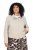 Ulla Popken 851329 Casaco biker efeito pele com fecho Taupe - Jaquetas - Casacos plus size para mulher