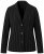 Ulla Popken 851341 Blazer elástico às riscas finas Preto - Blazers e Coletes - Blazers em Tamanhos Grandes