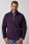 JP1880 851362 Casaco polar com gola alta Roxo escuro TALL - TALL casacos - Casacos TALL para homens altos
