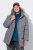 Ulla Popken 851438 Casaco acolchoado HYPRAR em linha A Verde escuro - Jaquetas - Casacos plus size para mulher