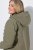 Ulla Popken 851560 Casaco técnico Verde azeitona - Jaquetas - Casacos plus size para mulher