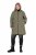 Ulla Popken 851560 Casaco técnico Verde azeitona - Jaquetas - Casacos plus size para mulher