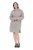 Ulla Popken 851563 Vestido de malha de manga comprida Bege - Vestidos - Vestidos para todos os tamanhos