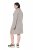Ulla Popken 851563 Vestido de malha de manga comprida Bege - Vestidos - Vestidos para todos os tamanhos