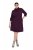 Ulla Popken 851664 Vestido de jersey com gola alta Ameixa - Vestidos - Vestidos para todos os tamanhos