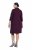 Ulla Popken 851664 Vestido de jersey com gola alta Ameixa - Vestidos - Vestidos para todos os tamanhos