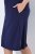 Ulla Popken 851664 Vestido de jersey evasê com bolsos Azul-marinho - Vestidos - Vestidos para todos os tamanhos