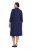Ulla Popken 851664 Vestido de jersey evasê com bolsos Azul-marinho - Vestidos - Vestidos para todos os tamanhos