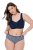 Ulla Popken 851730 Cuecas com padrão pack de 5 Azul claro - Cuecas - 