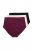 Ulla Popken 851736 Cuecas de cintura alta pack de 3 Preto - Cuecas - 