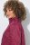 Ulla Popken 851777 Casaco acolchoado HYPRAR com gola alta Bordô - Jaquetas - Casacos plus size para mulher