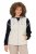 Ulla Popken 851781 Colete acolchoado com capuz Branco sujo - Coletes - 