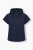 Ulla Popken 851785 Colete acolchoado oversize com capuz Azul-marinho - Coletes - 