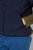 Ulla Popken 851785 Colete acolchoado oversize com capuz Azul-marinho - Coletes - 