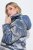 Ulla Popken 851790 Casaco acolchoado Azul ganga - Jaquetas - Casacos plus size para mulher