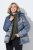 Ulla Popken 851790 Casaco acolchoado Azul ganga - Jaquetas - Casacos plus size para mulher