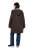 Ulla Popken 851803 Duffle coat Castanho escuro - Casacos - Casacos de Mulher em Tamanhos Grandes