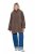 Ulla Popken 851809 Casaco teddy Castanho claro - Jaquetas - Casacos plus size para mulher