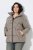 Ulla Popken 851822 Sobretudo acolchoado Branco sujo - Casacos - Casacos de Mulher em Tamanhos Grandes