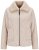 Ulla Popken 851823 Casaco de camurça sintética Branco sujo - Jaquetas - Casacos plus size para mulher