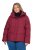Ulla Popken 851832 Casaco acolchoado Vermelho - Jaquetas - Casacos plus size para mulher