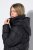 Ulla Popken 851842 Sobretudo acolchoado Preto - Casacos - Casacos de Mulher em Tamanhos Grandes