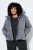 Ulla Popken 851854 Casaco acolchoado Cinzento mesclado - Jaquetas - Casacos plus size para mulher