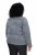 Ulla Popken 851854 Casaco acolchoado Cinzento mesclado - Jaquetas - Casacos plus size para mulher