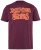 JP1880 851910 Rolling Stones Vintage Logo T-shirt Beringela - T-shirts de bandas - Camisetas de Bandas em Tamanhos Grandes