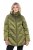 Ulla Popken 852023 Sobretudo acolchoado Verde azeitona - Casacos - Casacos de Mulher em Tamanhos Grandes