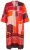 Ulla Popken 852024 Vestido midi evasê com manga 3/4 Rosa - Vestidos midi - Vestidos Midi Tamanhos Grandes