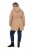 Ulla Popken 852028 Parka Bege - Casacos - Casacos de Mulher em Tamanhos Grandes