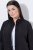 Ulla Popken 852076 Casaco de crepe acolchoado com gola alta Preto - Jaquetas - Casacos plus size para mulher