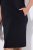 Ulla Popken 852079 Vestido t-shirt às riscas Preto - Vestidos - Vestidos para todos os tamanhos