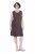 Ulla Popken 852190 Vestido de jersey Castanho mogno - Vestidos de verão - Vestidos de verão plus size