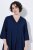 Ulla Popken 852191 Vestido de ganga com bolsos Azul ganga - Vestidos - Vestidos para todos os tamanhos