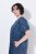 Ulla Popken 852214 Vestido midi às riscas Azul-marinho - Vestidos midi - Vestidos Midi Tamanhos Grandes