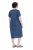 Ulla Popken 852214 Vestido midi às riscas Azul-marinho - Vestidos midi - Vestidos Midi Tamanhos Grandes