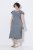 Ulla Popken 852218 Vestido midi de manga curta Cinzento - Vestidos midi - Vestidos Midi Tamanhos Grandes