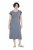 Ulla Popken 852218 Vestido midi de manga curta Cinzento - Vestidos midi - Vestidos Midi Tamanhos Grandes