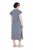 Ulla Popken 852218 Vestido midi de manga curta Cinzento - Vestidos midi - Vestidos Midi Tamanhos Grandes