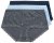 Ulla Popken 852249 Cuecas pack de 3 Antracite - Cuecas - 