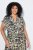 Ulla Popken 852257 Vestido comprido estampado Taupe - Vestidos maxi - Vestidos maxi plus size para mulher