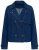 Ulla Popken 852266 Casaco de ganga trespassado estilo trench Azul ganga - Jaquetas - Casacos plus size para mulher
